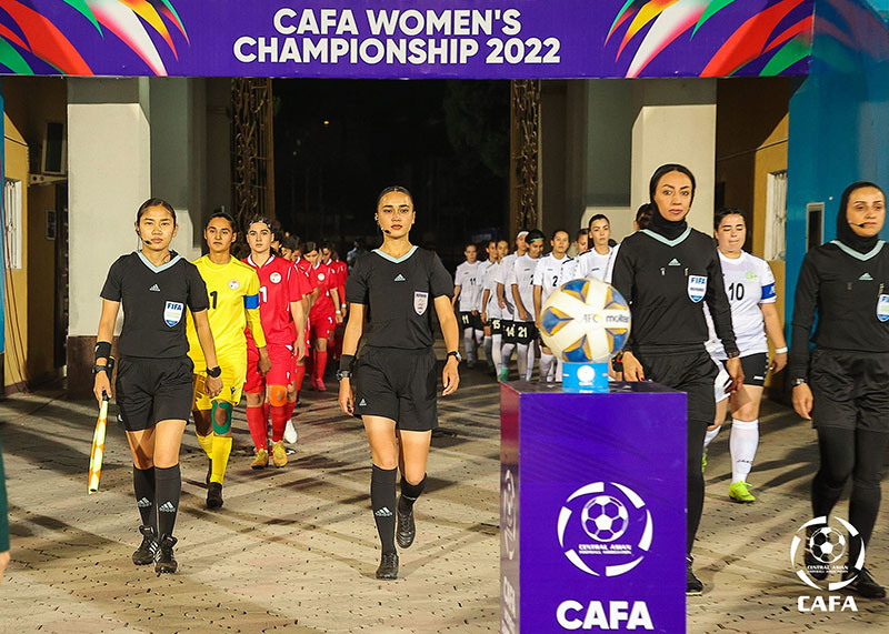 Turkmen football players tied with the team of Tajikistan at the CAFA-2022 championship in Dushanbe